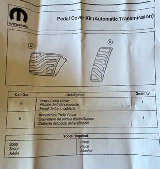 Pedales Coche Automático Metal