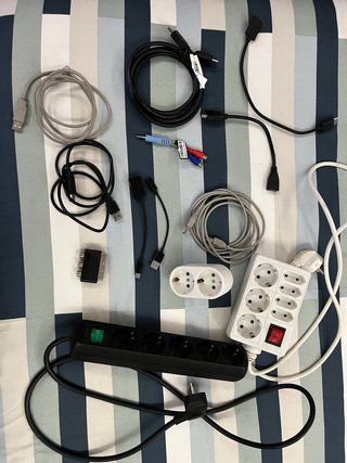 Regletas y cables varios