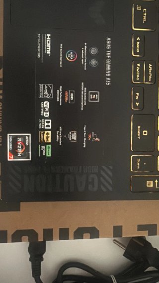 Portátil Asus TUF Gaming Negro