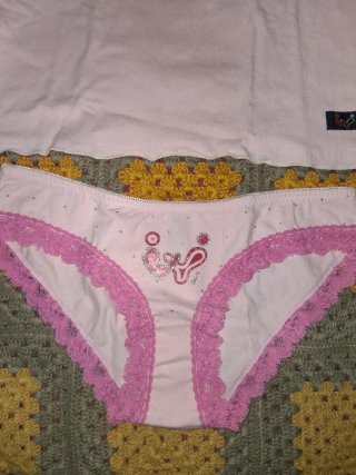 Completo intimo ragazza con brillantini