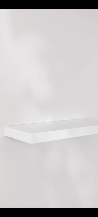 Mensola grigio/bianco metallo/legno