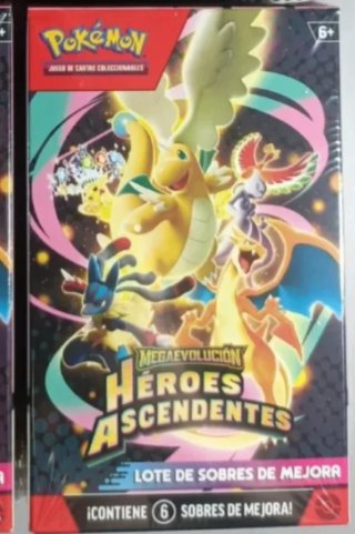 2 Caja Pokémon Megaevolución Héroes Ascendentes...