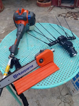 Vareador Matabi con motosierra Husqvarna y Stihl