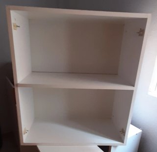 Mueble cascos de cocina blanco modular