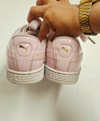 Zapatillas Puma Basket Hearst Patent Rosa T.37