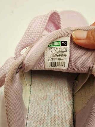 Zapatillas Puma Basket Hearst Patent Rosa T.37