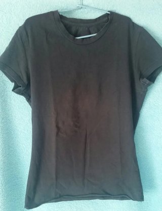 Camiseta azul manga corta