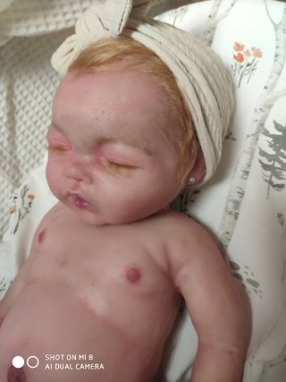 Muñeca Reborn Silicona 48cm 3.2kg
