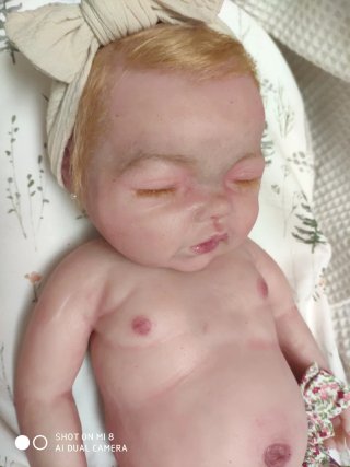 Muñeca Reborn Silicona 48cm 3.2kg