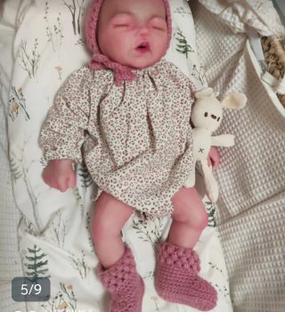 Muñeca Reborn Silicona 48cm 3.2kg