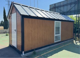 Casita de jardín 2x6m