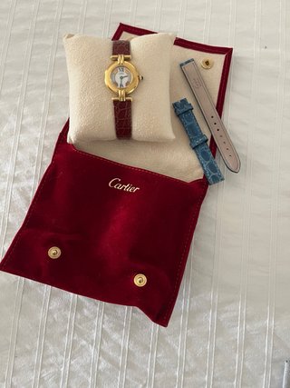 Reloj Cartier Must Vermeil Colisée