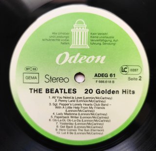 LP 1979 🇩🇪 THE BEATLES - 20 GOLDEN HITS
