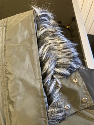 Chaqueta de plumas gris XXL
