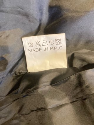 Chaqueta de plumas gris XXL