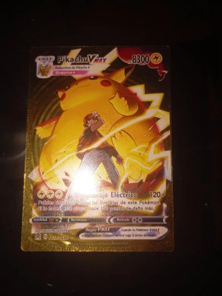 Carta Pokémon Pikachu VMAX TG17/TG30