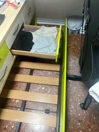 Cama nido de madera