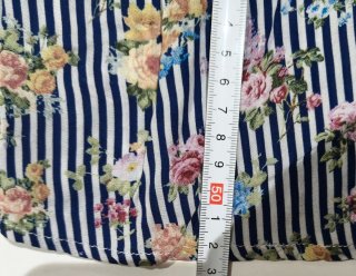 Blusa Pull&Bear Talla M Rayas y Flores