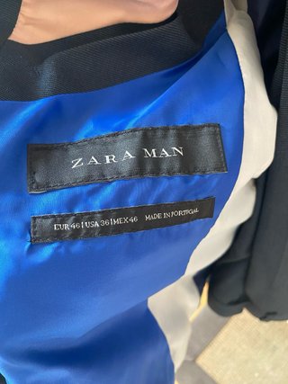 Traje Zara Hombre Azul Marino