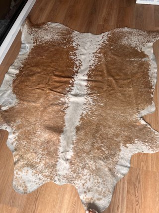 Alfombra de piel de vaca