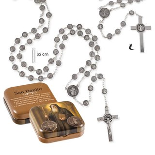 Rosario medallas de San Benito
