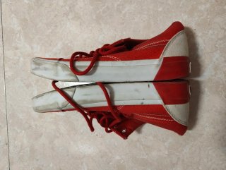 Zapatillas Vans Mujer Rojas
