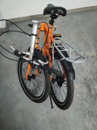 Bicicleta Plegable Naranja