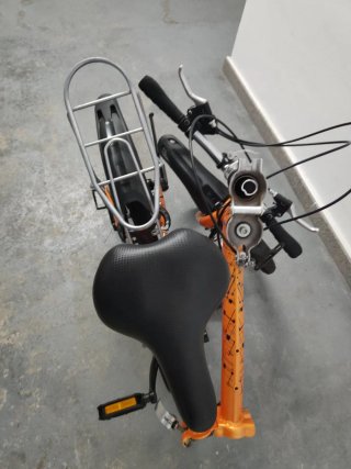 Bicicleta Plegable Naranja