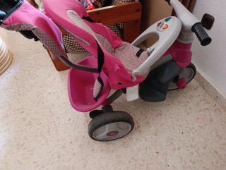 Carrito paseo infantil rosa