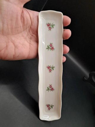 Bandeja alajero Porcelana Flores Rosas