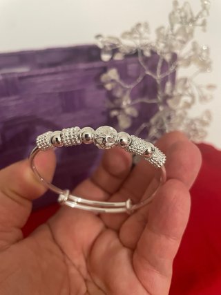 OFERTA Pulsera de plata abalorios Ajustable