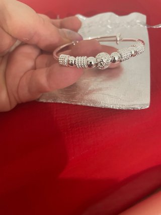 OFERTA Pulsera de plata abalorios Ajustable
