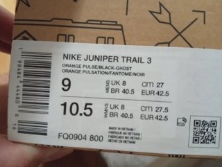 Zapatillas Nike Trail ATC Naranja/Gris