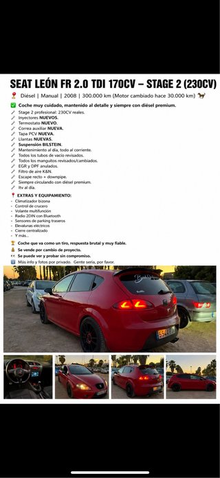 🔥 Seat León FR 2.0 TDI 230CV Stage 2 🔥