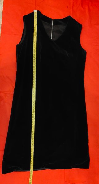 Conjunto Vestido y Chaqueta Terciopelo Negro