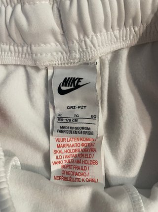 Nike Pantalón Deportivo Blanco Talla S