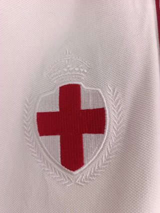 Polo Hugo Boss Talla S Blanco y Rojo