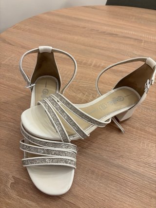 Sandalias de Fiesta Buffalo Blancas