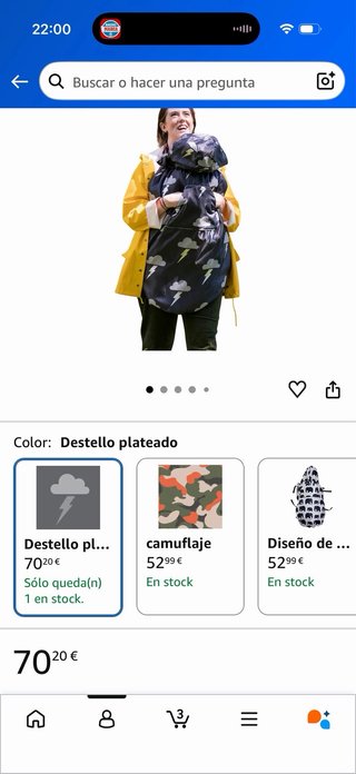 BundleBean Funda Impermeable Portabebés