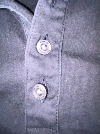 Polo Armani Exchange Negro