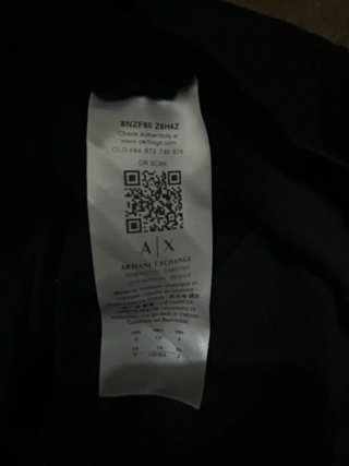 Polo Armani Exchange Negro