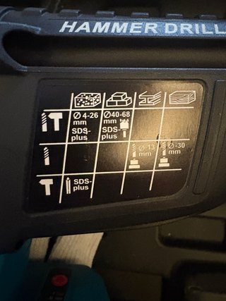Taladro percutor inalámbrico Litio