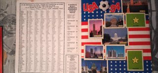 Álbum Mundial Fútbol USA '94 Panini Oficial