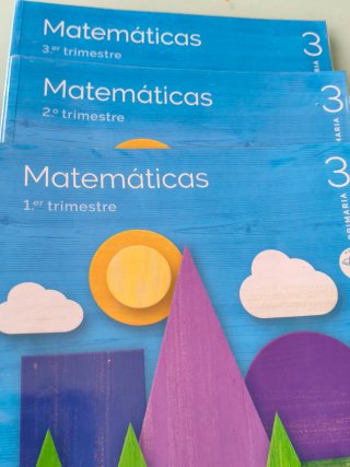 Lote libros de texto 3 primaria.