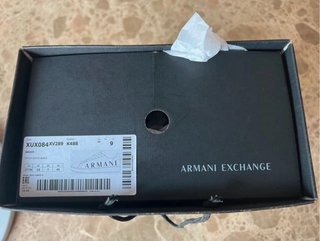 Zapatillas Armani Exchange Blancas y Negras