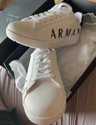 Zapatillas Armani Exchange Blancas y Negras