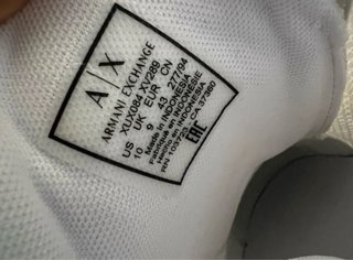 Zapatillas Armani Exchange Blancas y Negras