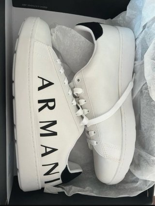Zapatillas Armani Exchange Blancas y Negras