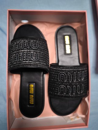 Miu Miu Sandalias Negras