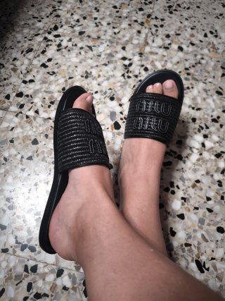 Miu Miu Sandalias Negras